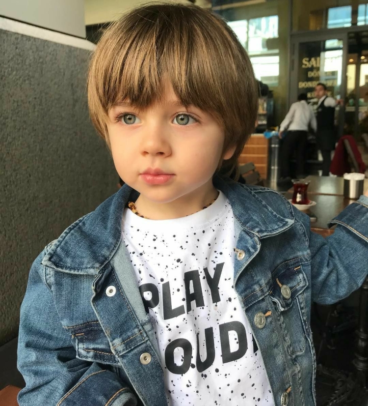 Длинные стрижки для мальчиков 2 лет