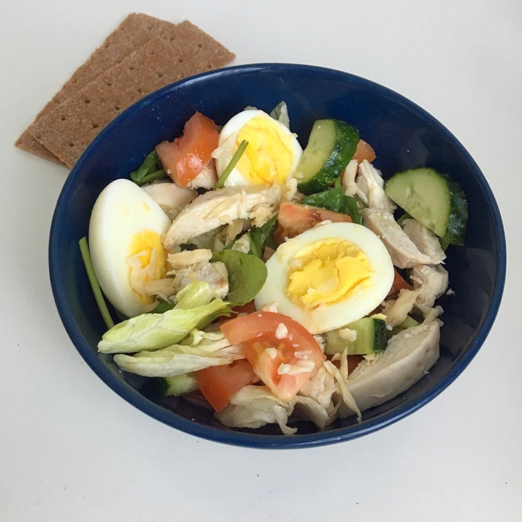 Обед с куриной грудкой