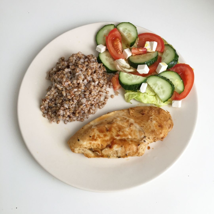 ПП тарелка ужин