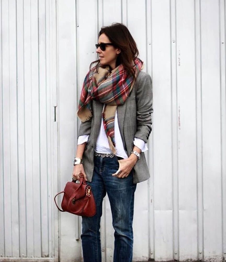 Шарф женский в стиле Кэжуал