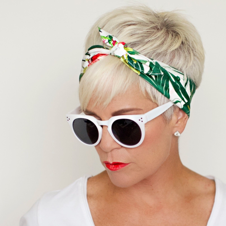 Повязка на голову на короткие волосы