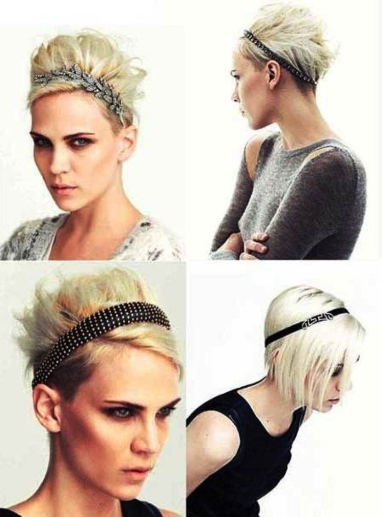 Ободок на короткую стрижку