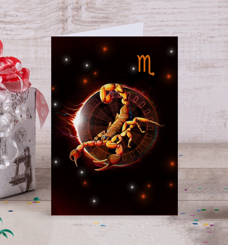 Открытки Скорпион красивые