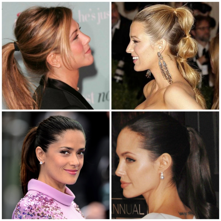 Голливудский хвост прическа