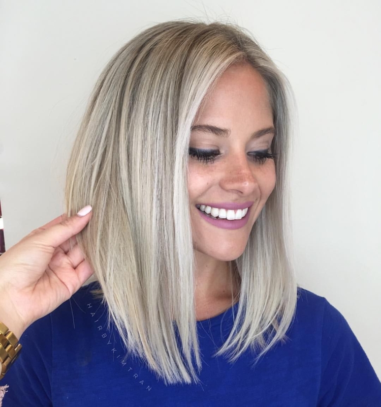 Лонг Боб блонд