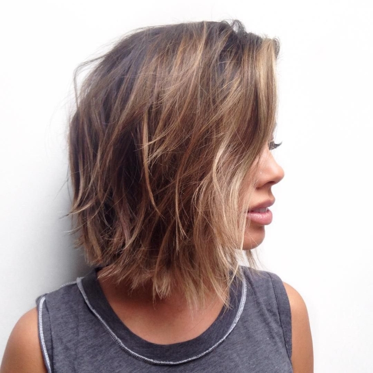 Лонг Боб слоями