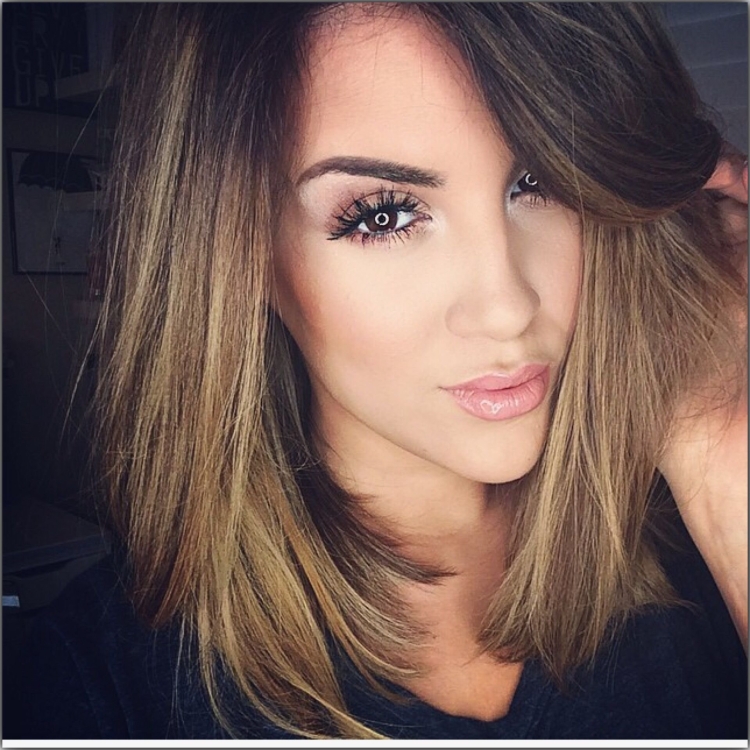 Амбре окрашивание волос для брюнеток короткие волосы