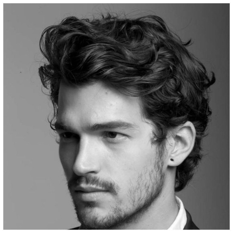 Мужские стрижки на волнистые волосы