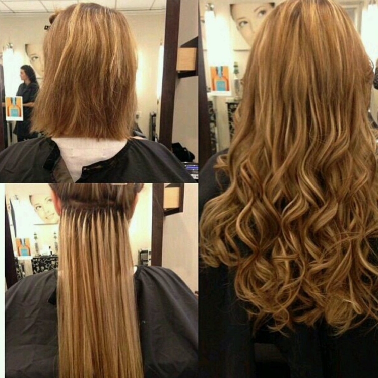 Прически на длинные нарощенные волосы