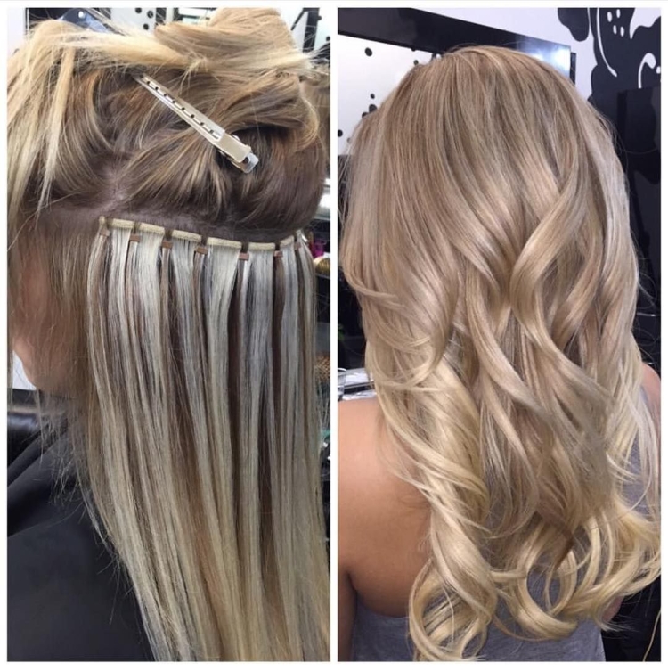 Прически на нарощенные волосы