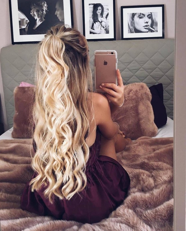 Прически на длинные нарощенные волосы