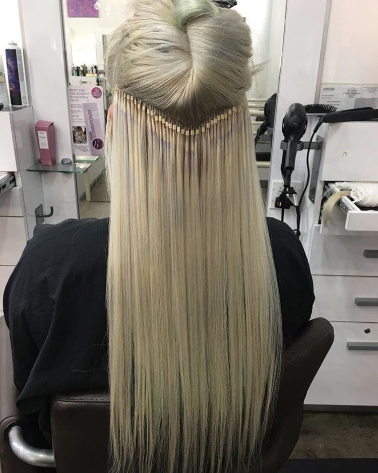 Прически на нарощенные волосы