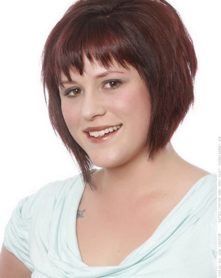 Прически для полного лица женские