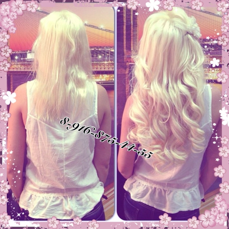 Прически на нарощенные волосы