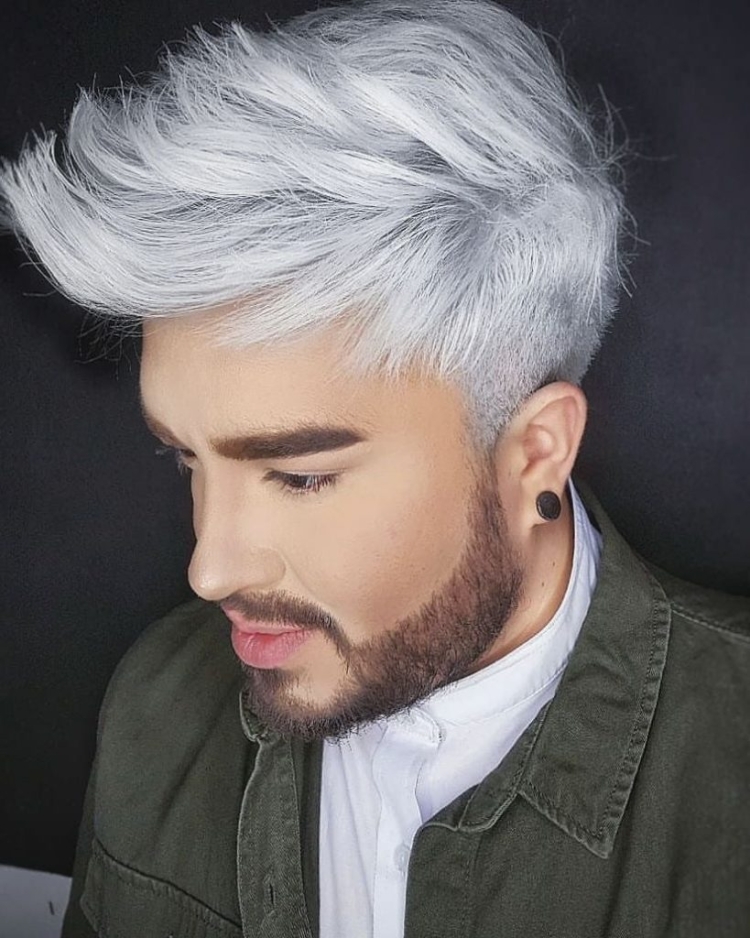 Пепельные ЦВЕО волос у мужчин