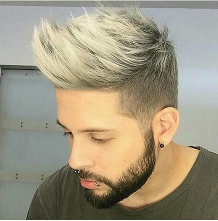 Мужское окрашивание омбре