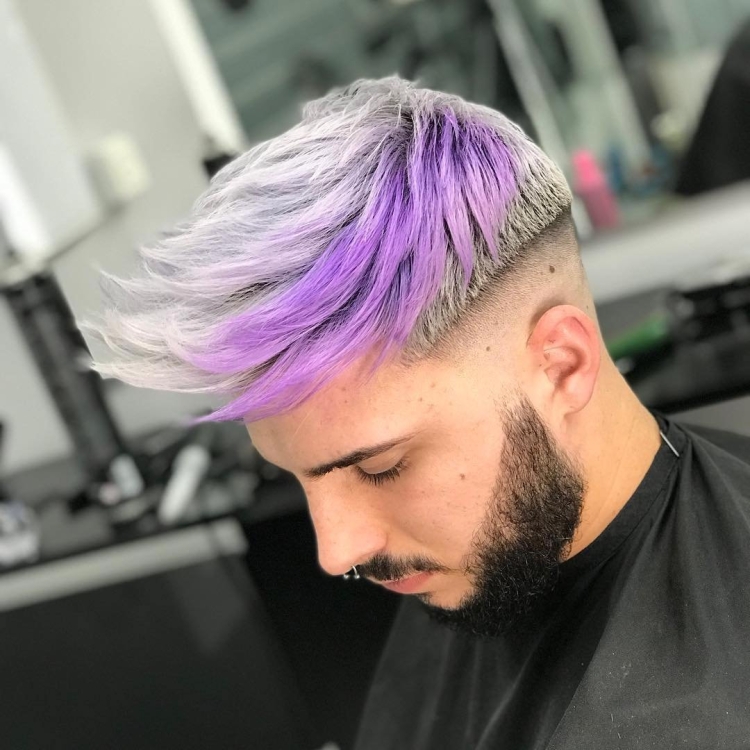 Покрашенные волосы мужские
