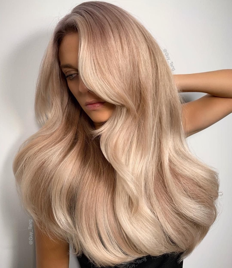 Жемчужно перламутровый блонд