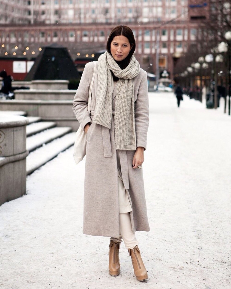 Элегантный зимний образ