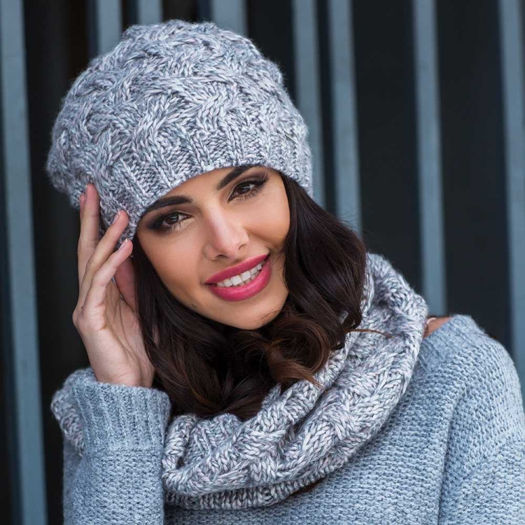 Шапка «Janet» 020 Grey