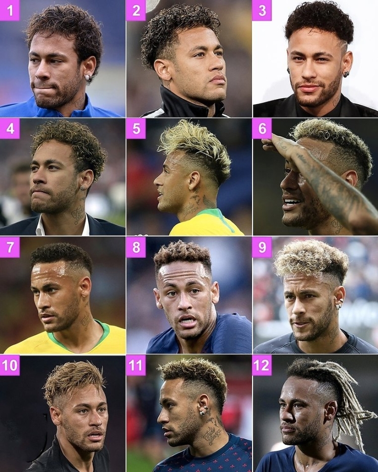 Неймар прическа 2022