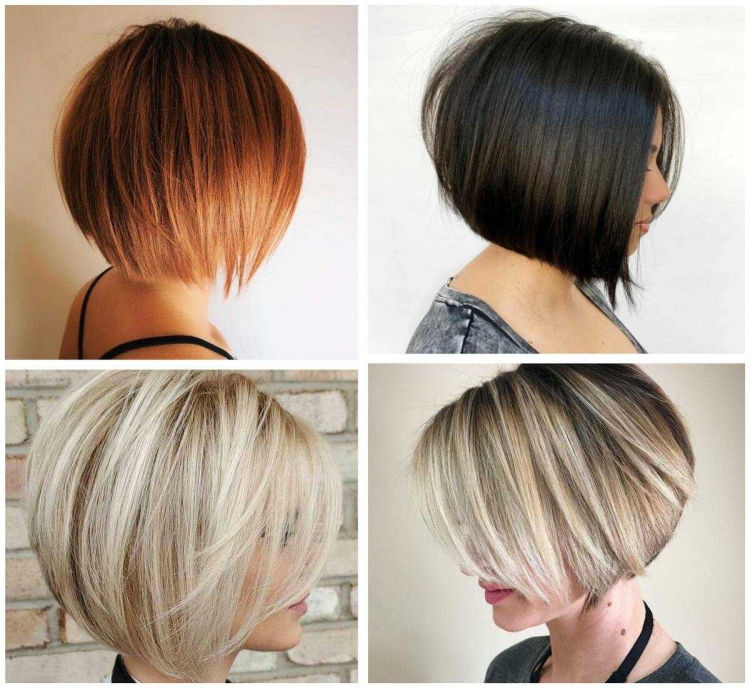 Боб каре сбоку