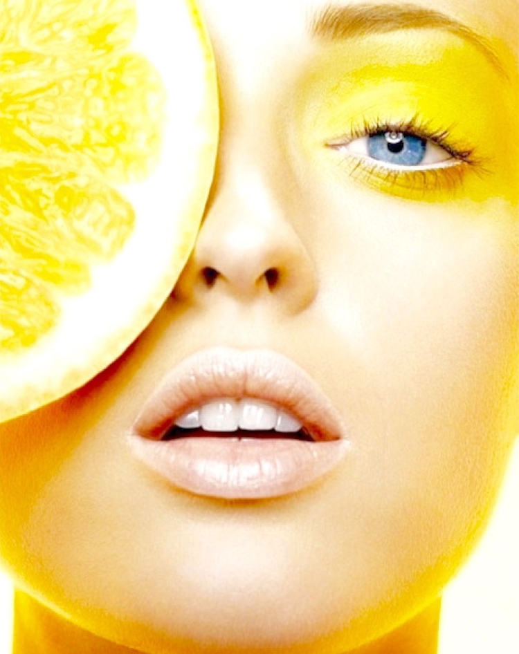 Цитрусовый макияж