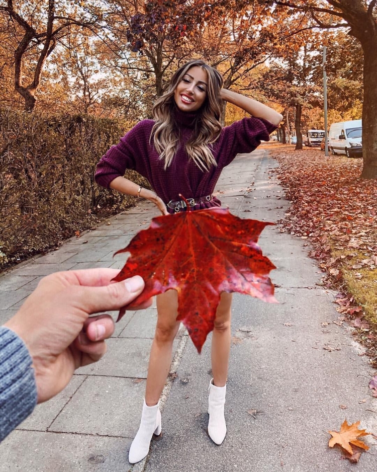 Креативная осенняя фотосессия