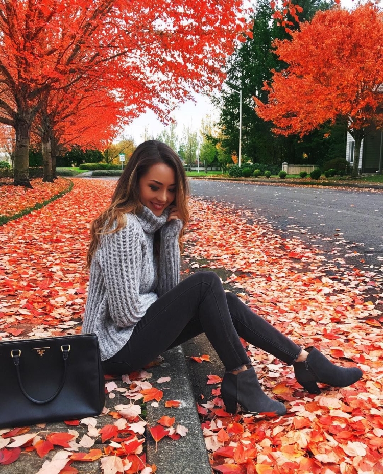 Селфи осенью