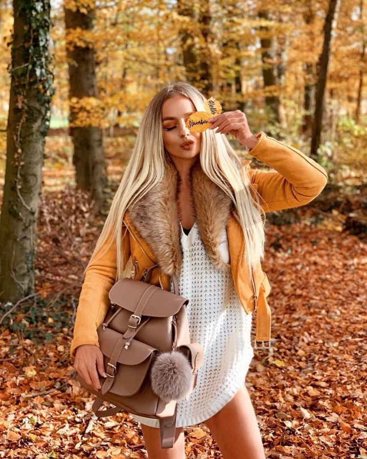 Стильная осенняя фотосессия