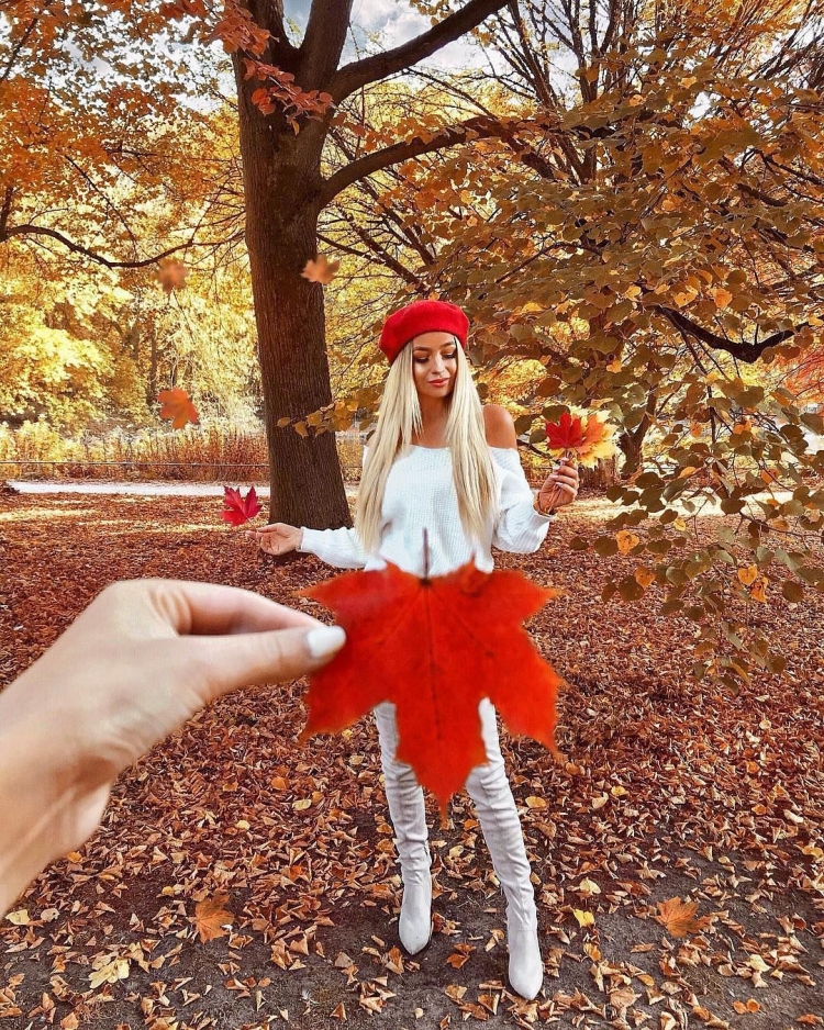 Необычные образы для фотосессии с осенней одеждой