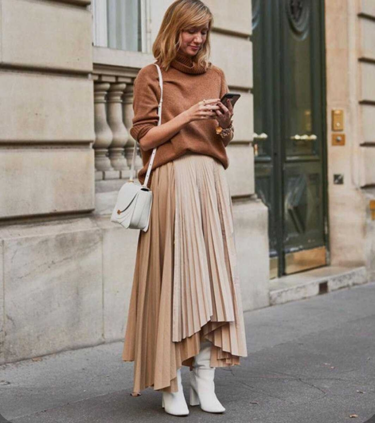 Модные образы в коричневом цвете