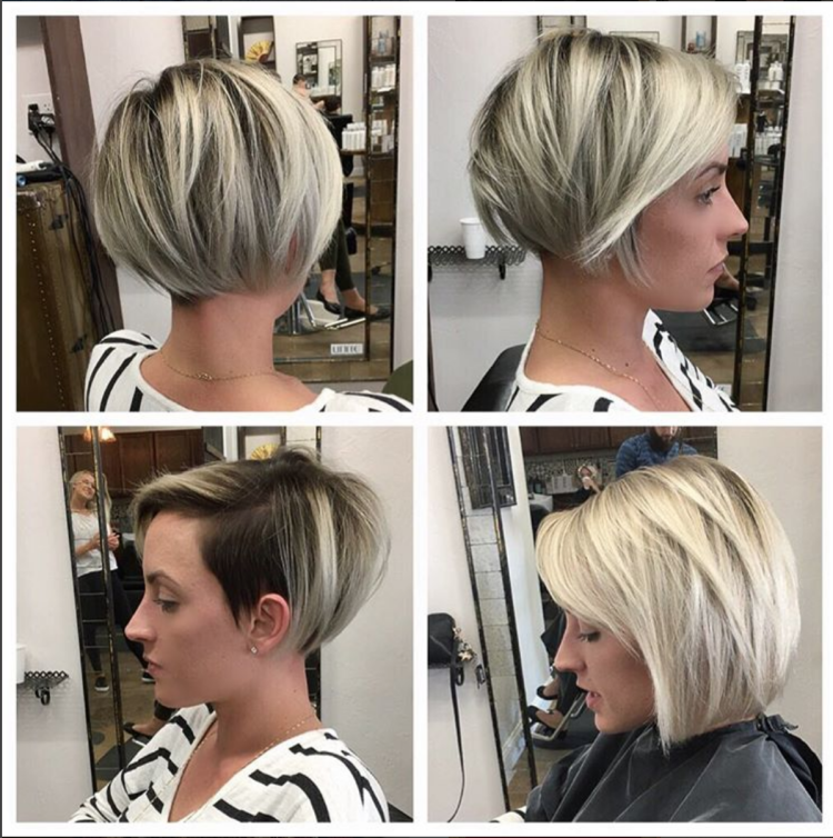 Стрижка Пикси Боб балаяж