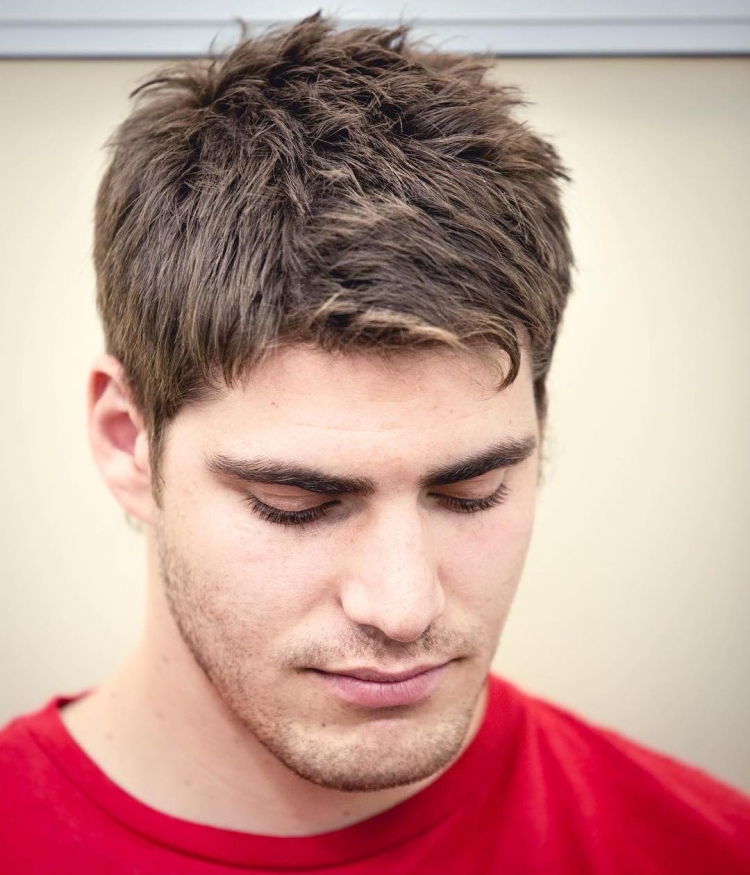 Мужские причёски с короткими волосами