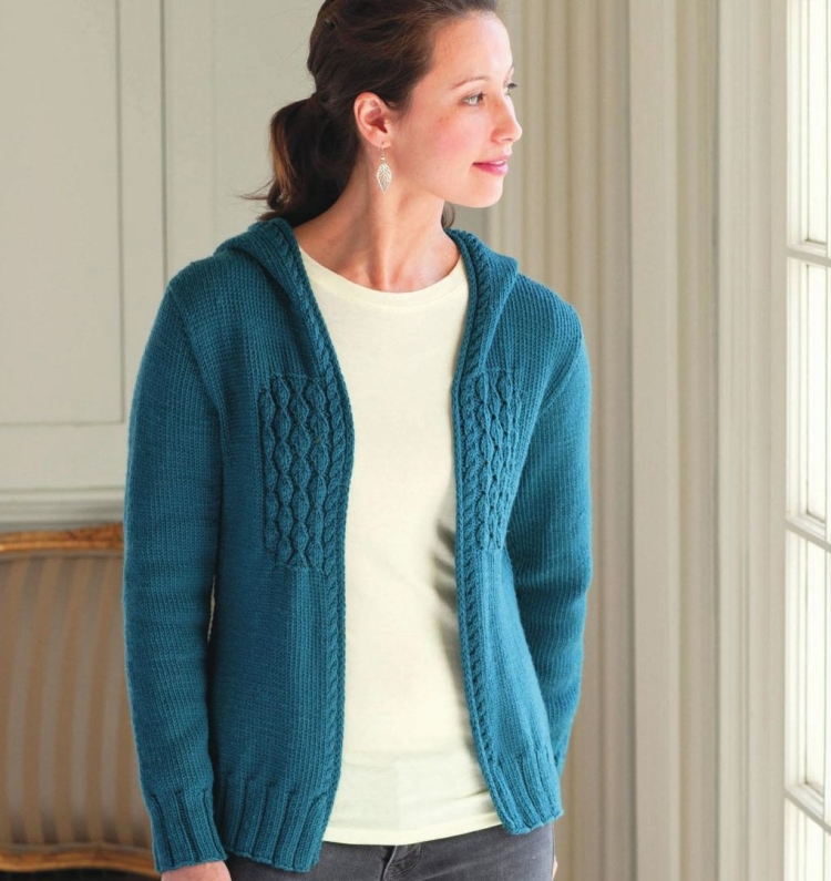 Вязание крючком кардиганы худи