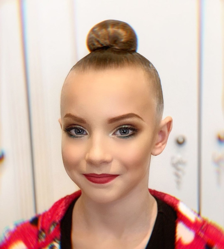 Макияж гимнастки для выступления