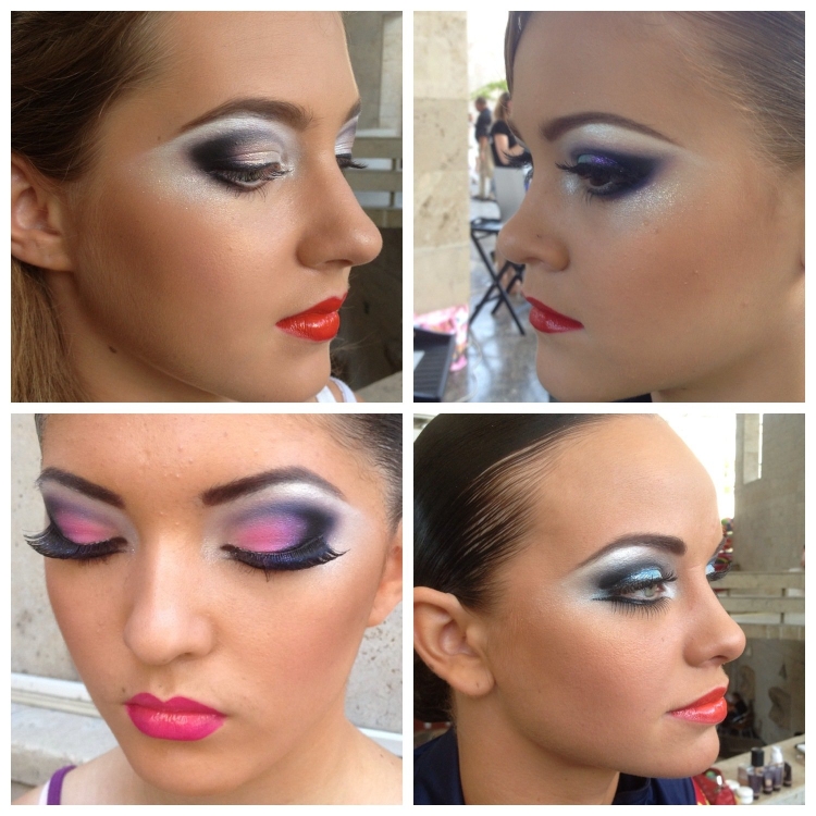 Яркий макияж для сцены