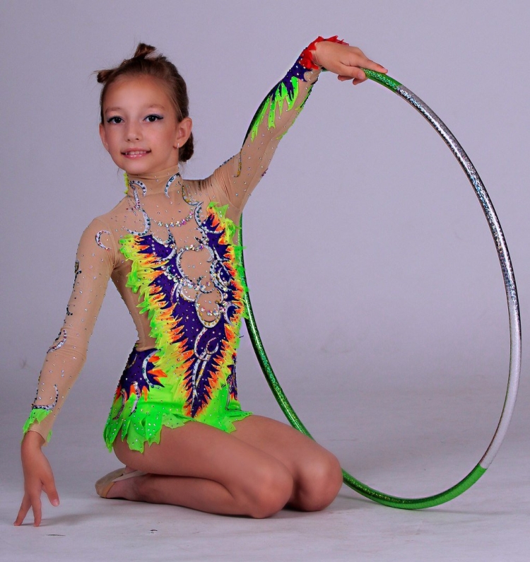 Детский макияж для гимнасток