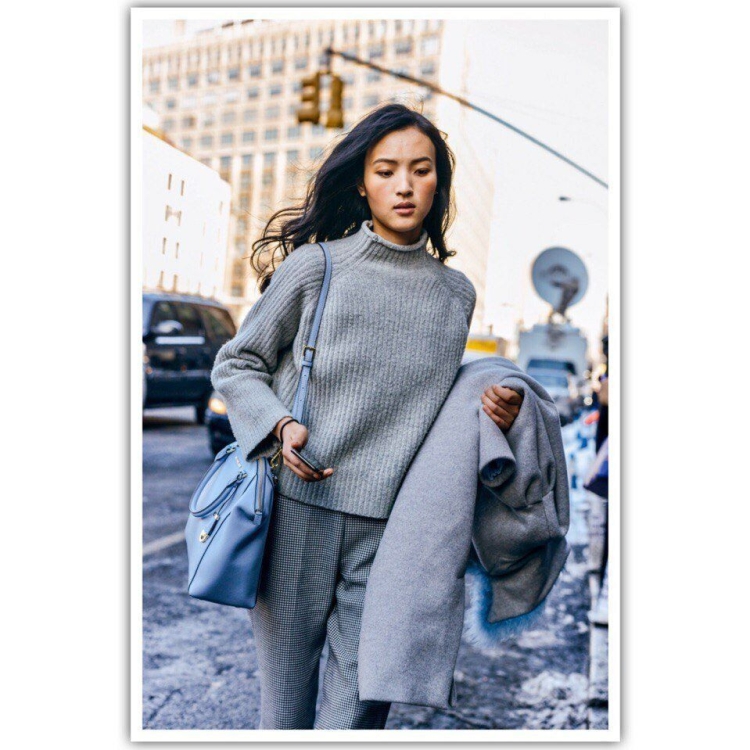 Цветосочетание с серым в одежде