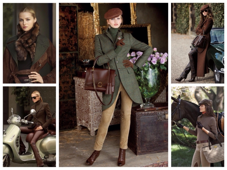 Сочетание коричневого в одежде