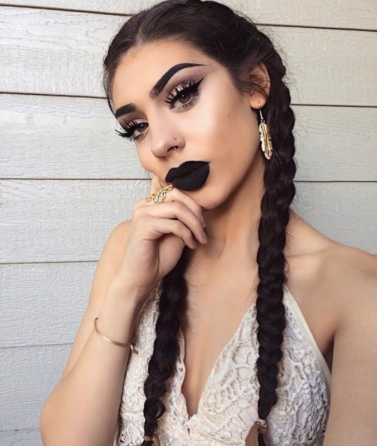 Макияж в стиле рок