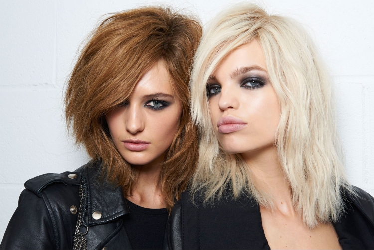 Макияж плюс прическа рок