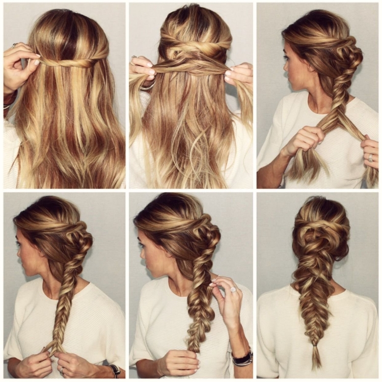 Несложные прически на длинные волосы