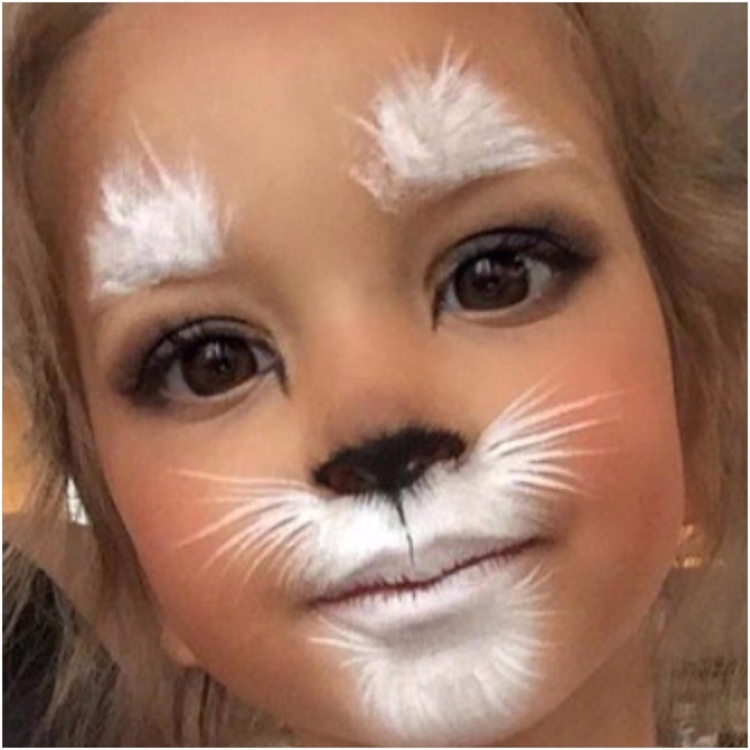 Макияж зайца