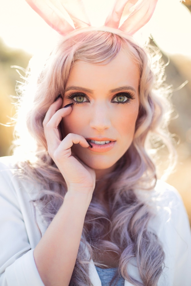 Макияж зайки