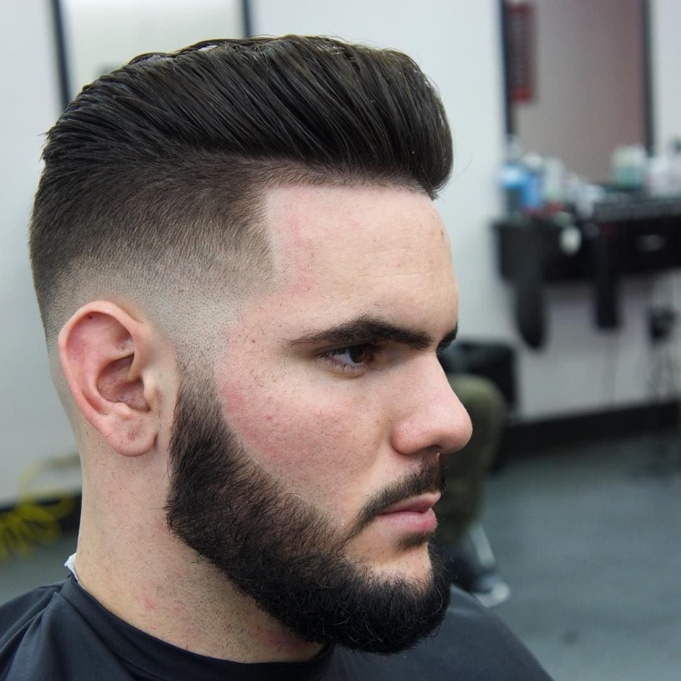 Стрижка мужская Молодежная с бородой