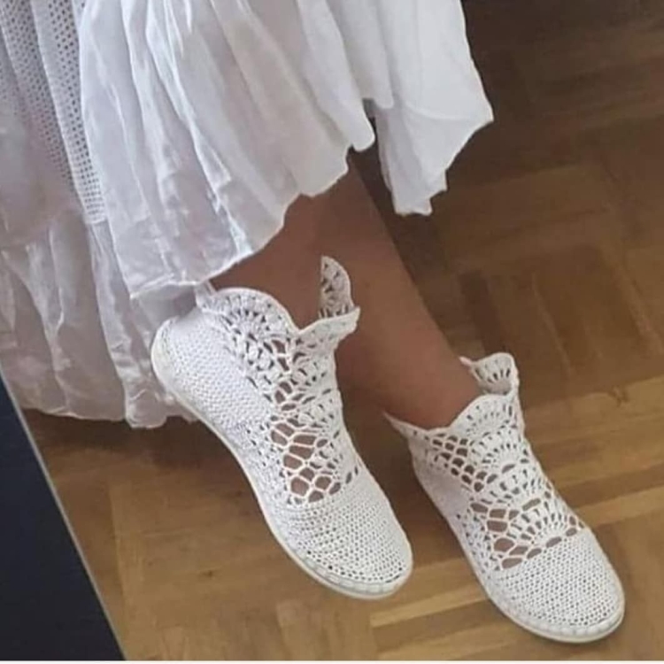 Вязаная обувь