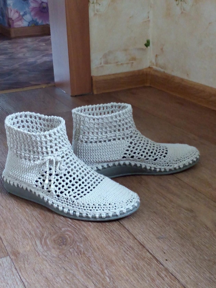 Вязаная обувь