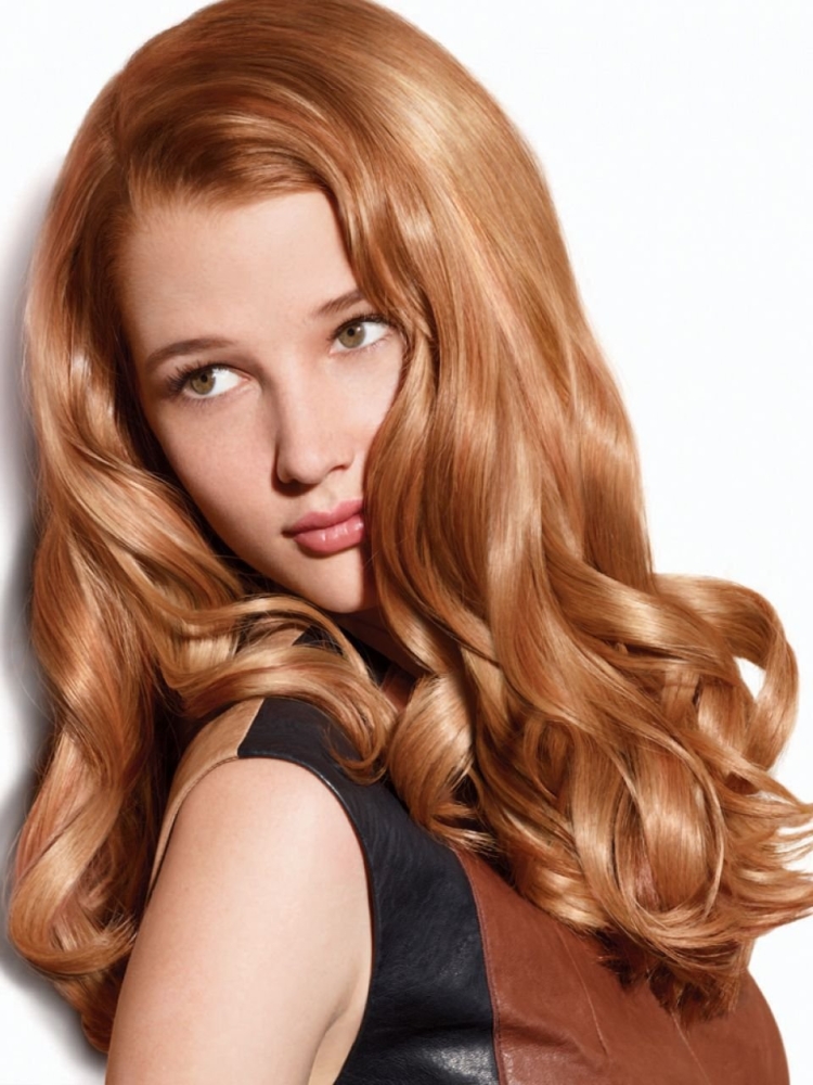 Руссо золотистый оттенок волос