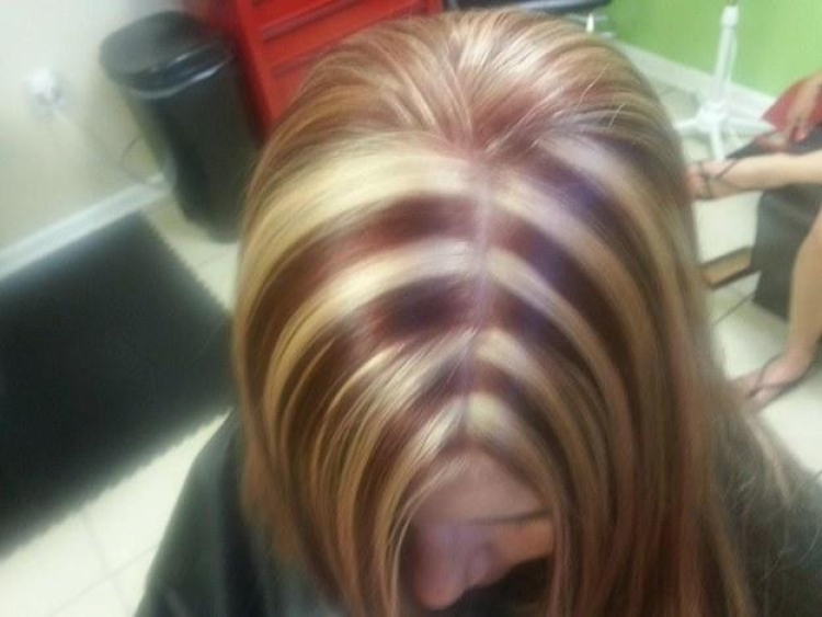 Ужасное мелирование